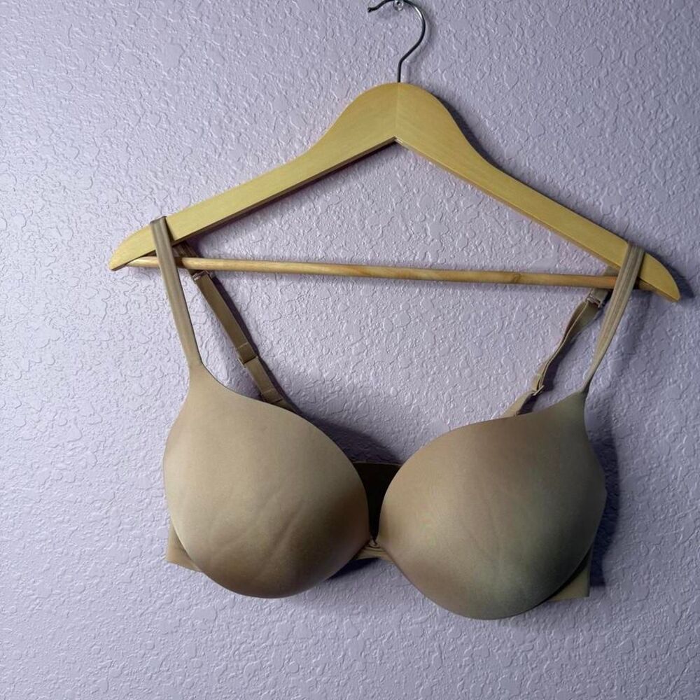 Skims Women's Tan and Cream Bra